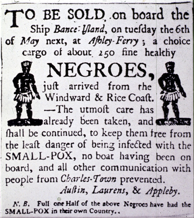 Slave Ad 1760